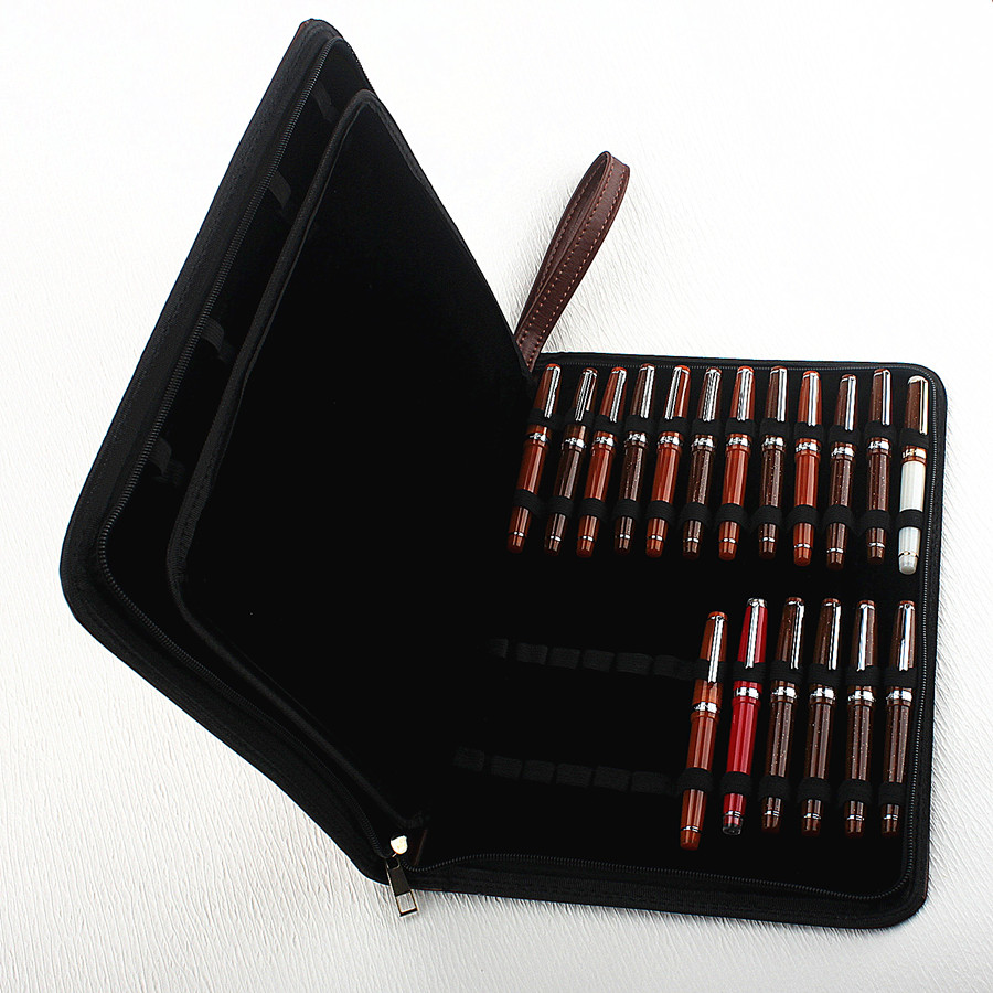 10 24 36 48 Pens PU Leather Wa - Pen Pouch Roll recension och pris