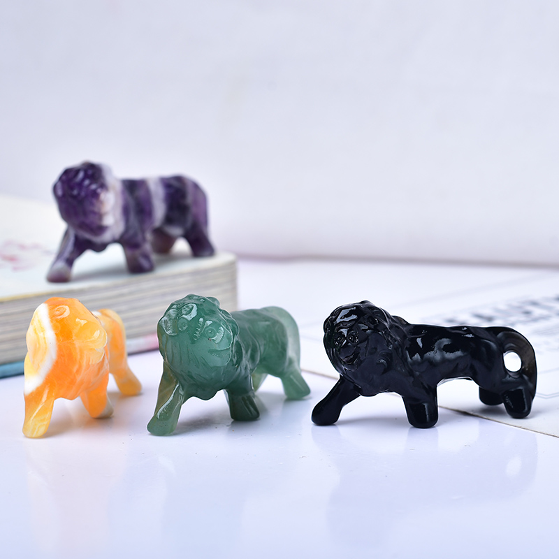 Natural Crystal Obsidian Lion. - Lion Stationery & Office Supply(Kunshan)Co.Ltd recension och pris