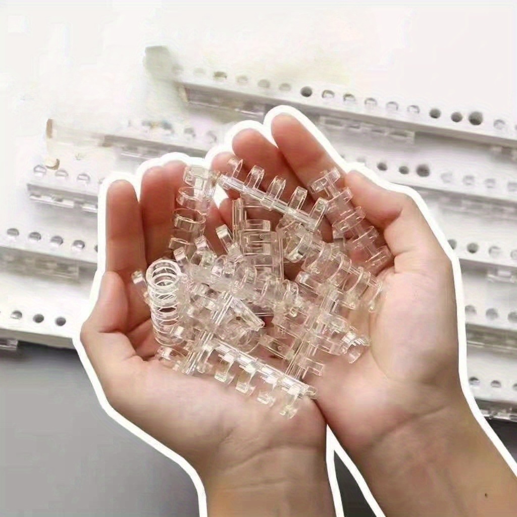 10Pcs 5-Ring Binding Spines Sn - Binding Comb Plastic recension och pris