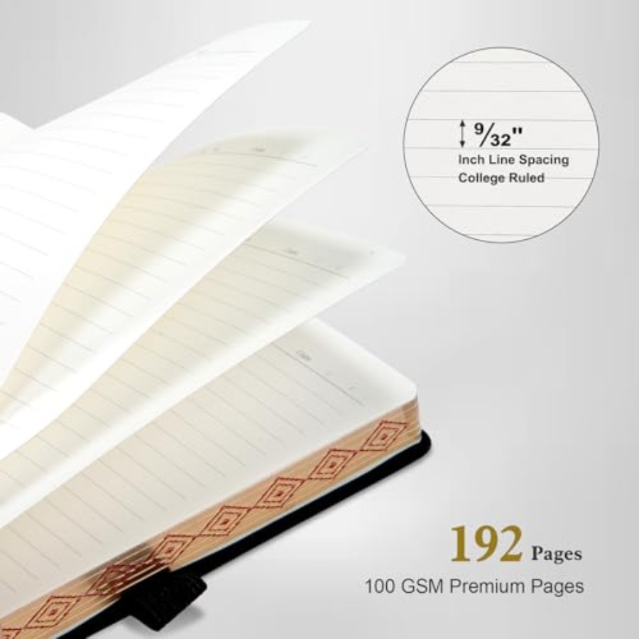 Lined Journal for Men and Wome - Journal Leather Hardcover recension och pris