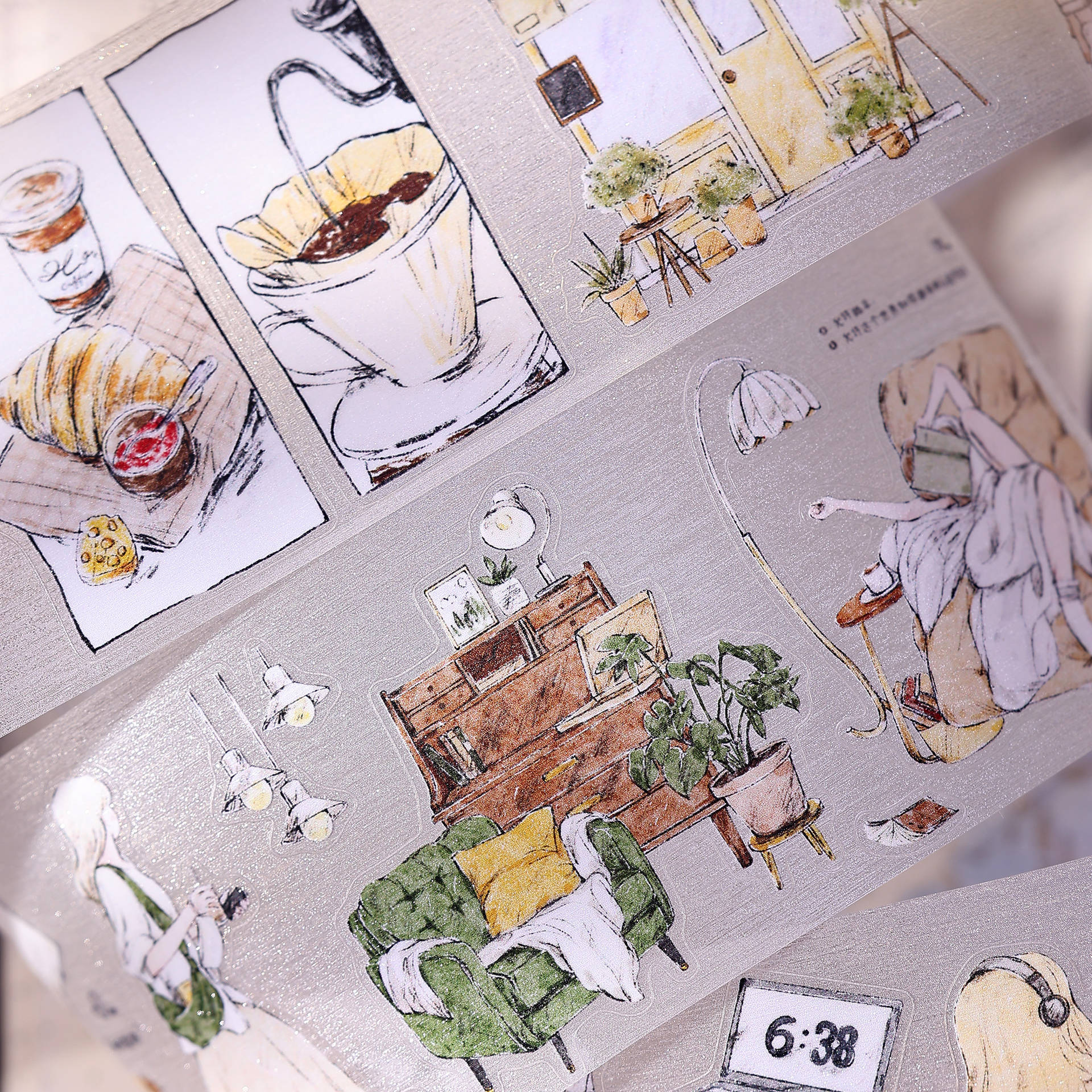 XiaoBaiJia Studio Vintage Girl - Washi Tape Set recension och pris