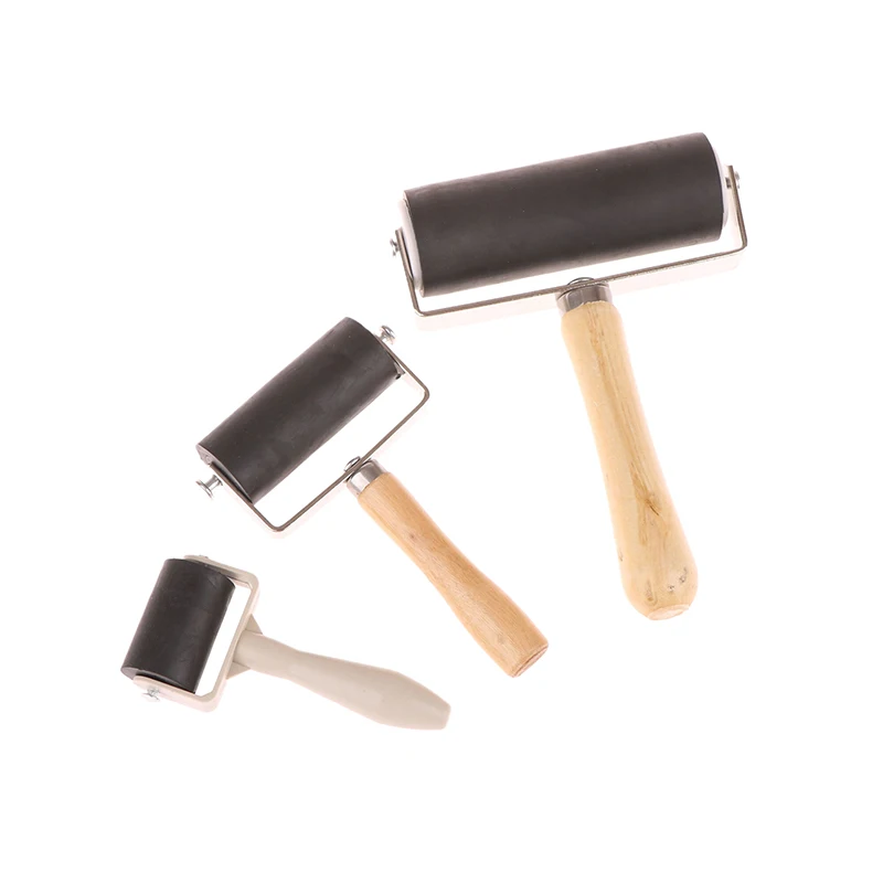 Rubber Roller Brayer Ink Paint - Self Inking Stamp recension och pris