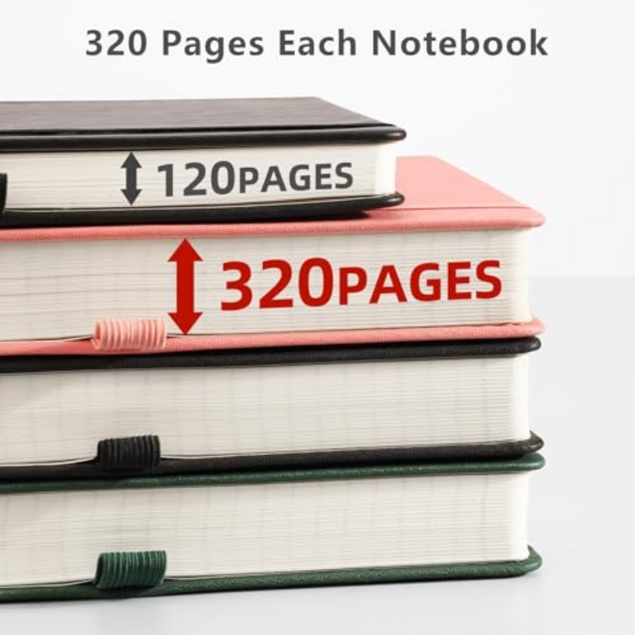 Thick Journal Lined Notebook - - Journal Leather Hardcover recension och pris