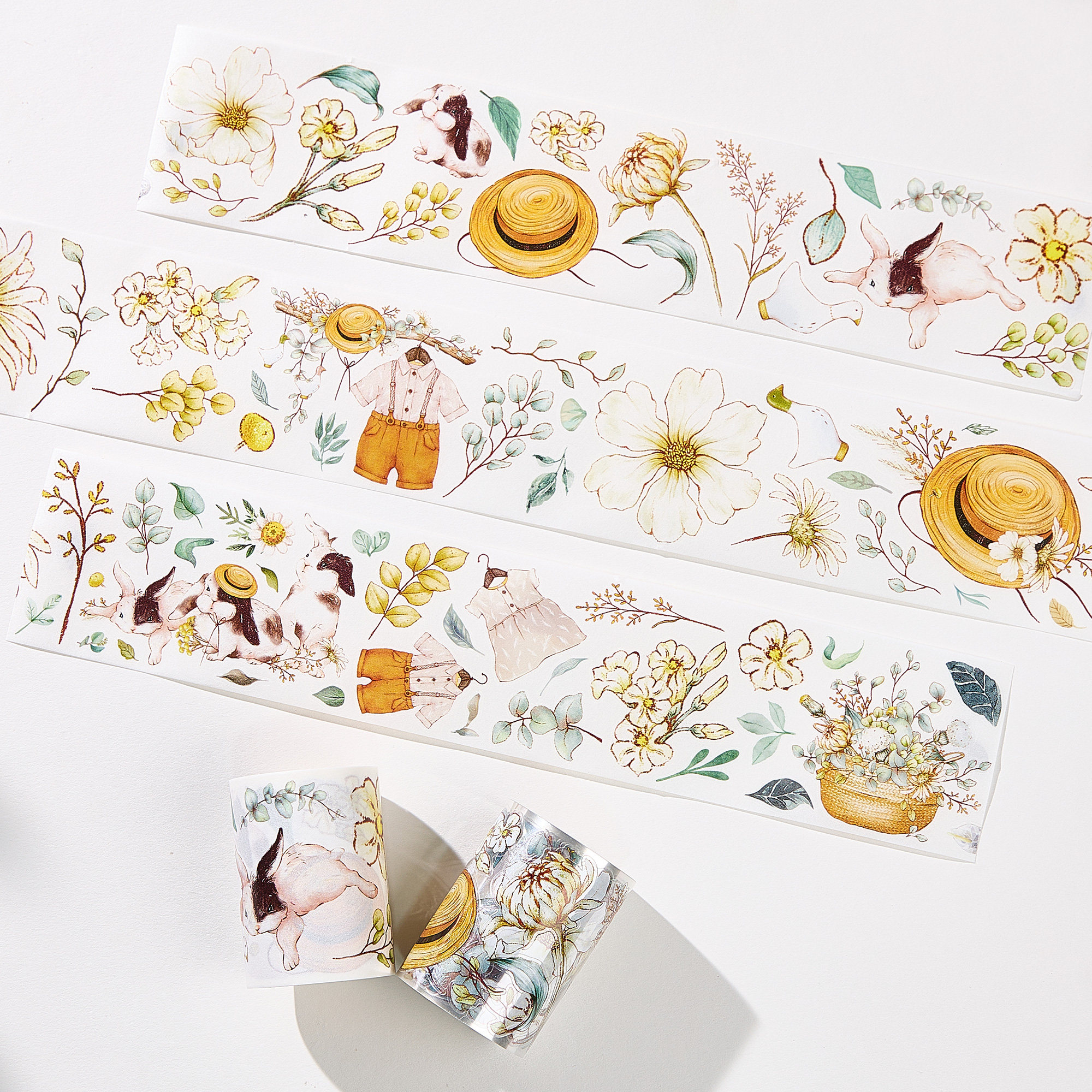 WT Studio Vintage Flower Bunny - Washi Tape Set recension och pris