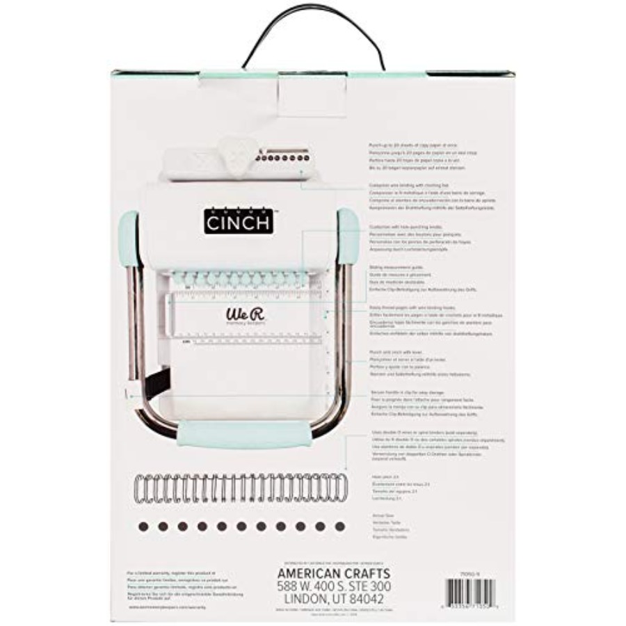 Cinch Book Binding Machine Ver - Binding Comb Plastic recension och pris