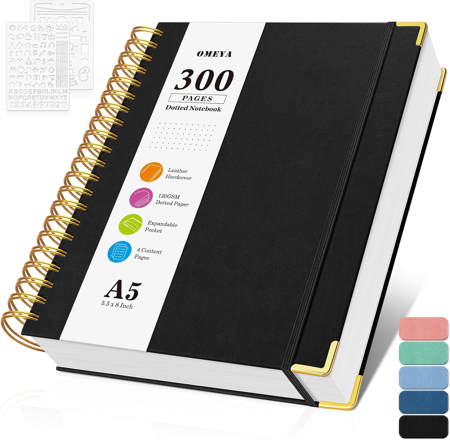 A5 Dotted Journal Spiral Noteb - Notebook Dotted A5 recension och pris