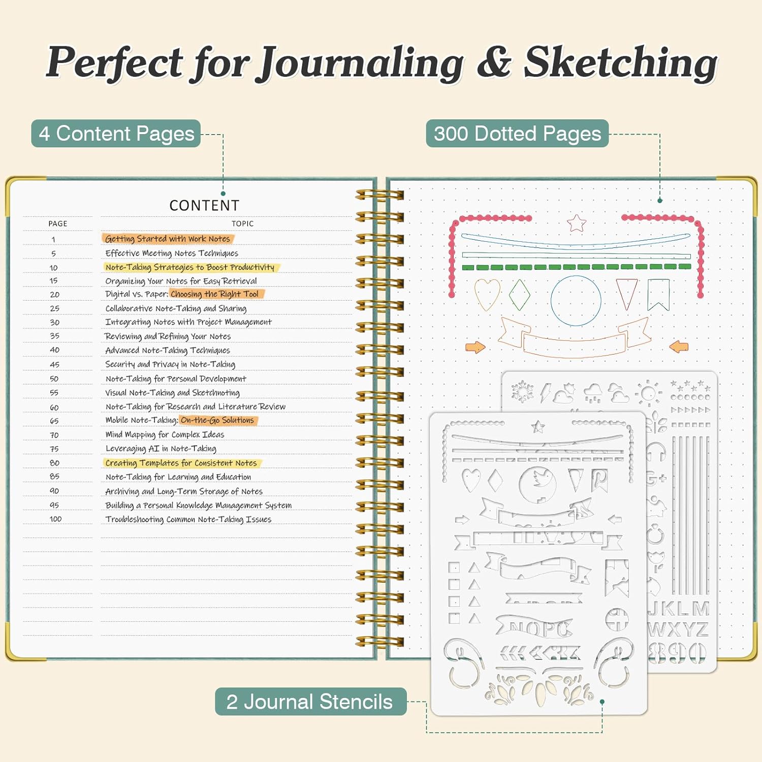 A5 Dotted Journal Spiral Noteb - Notebook Dotted A5 recension och pris