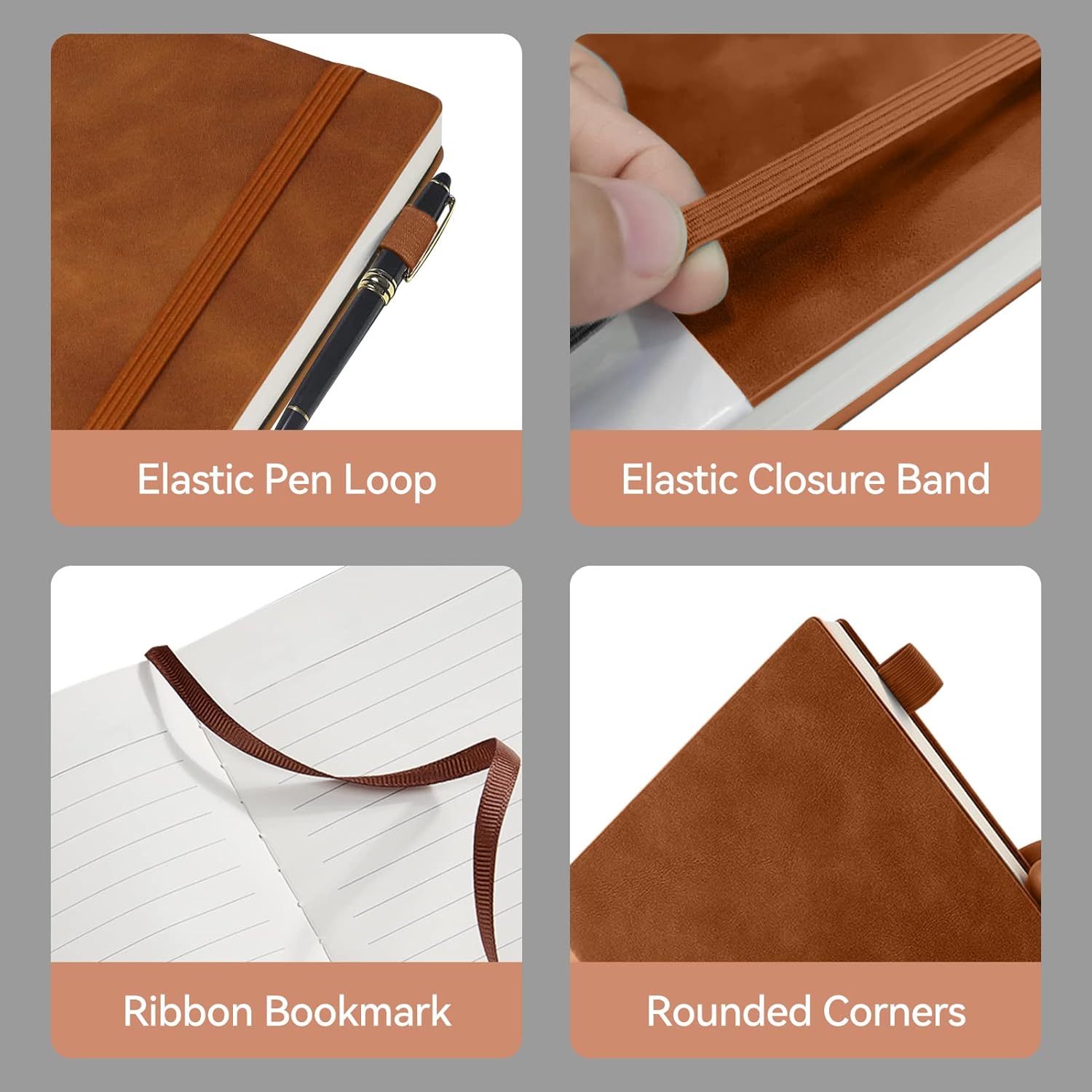 A5 Leather Journal Notebook 20 - Journal Leather Hardcover recension och pris