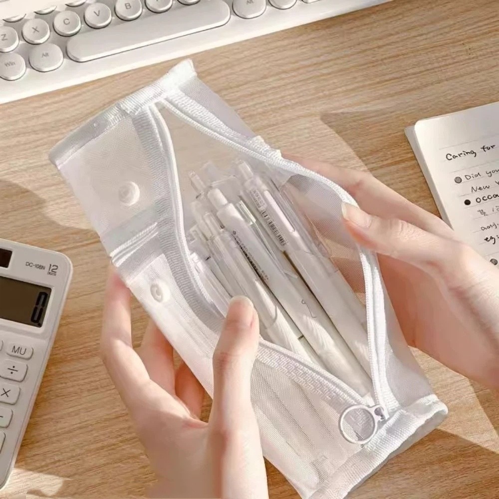 Minimalist Transparent Pencil  - Pencil Case Large recension och pris