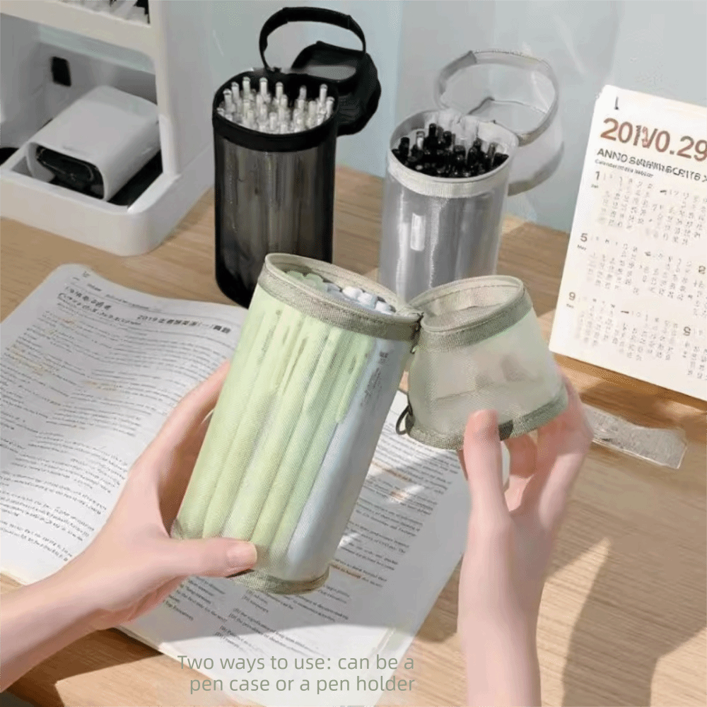 Minimalist Transparent Pencil  - Pencil Case Large recension och pris