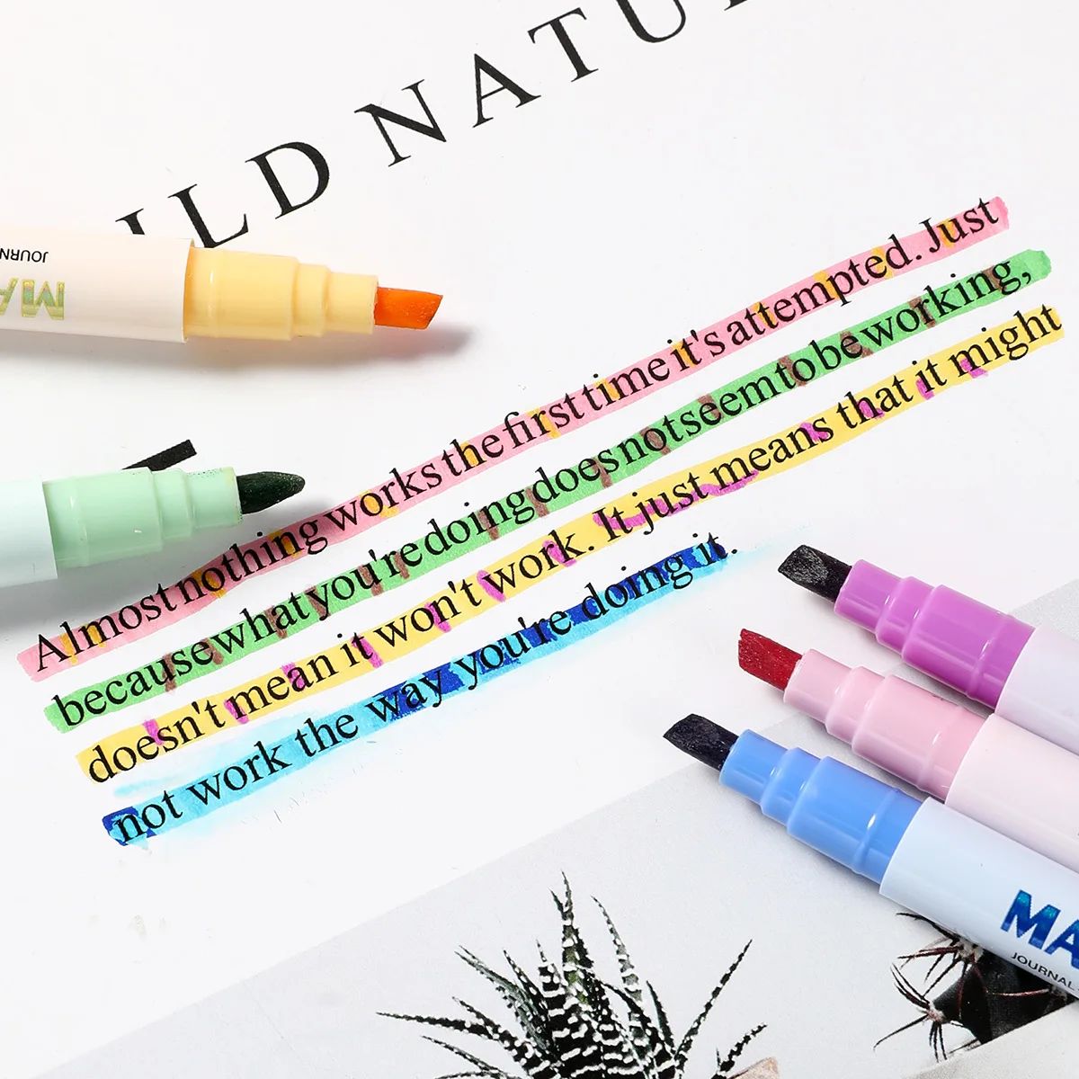 Double-ended Magic Color Chang - Highlighter Set Pastel recension och pris