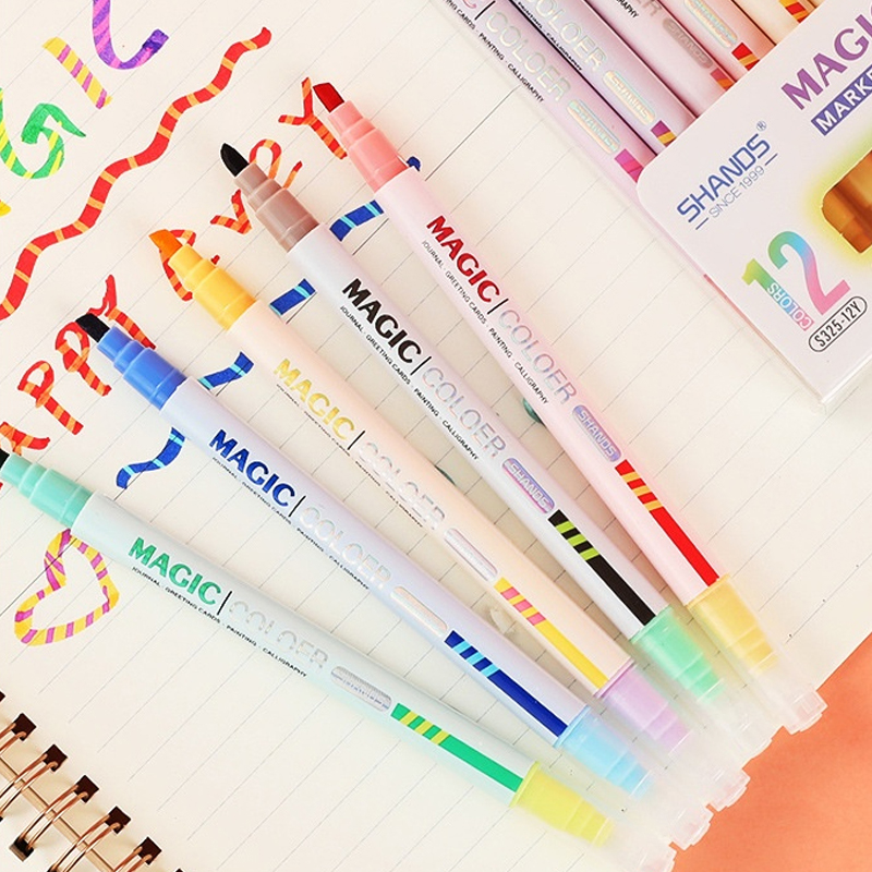 Double-ended Magic Color Chang - Highlighter Set Pastel recension och pris