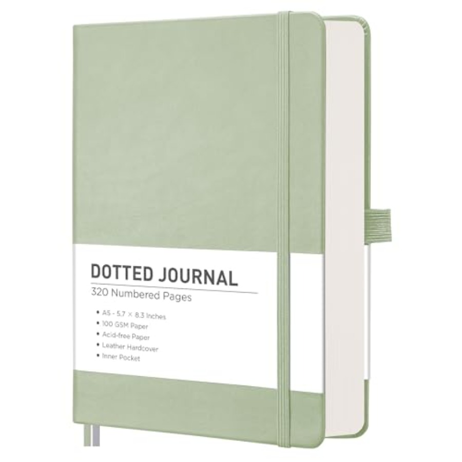 Dotted Journal Notebook, 320 N - Notebook Dotted A5 recension och pris