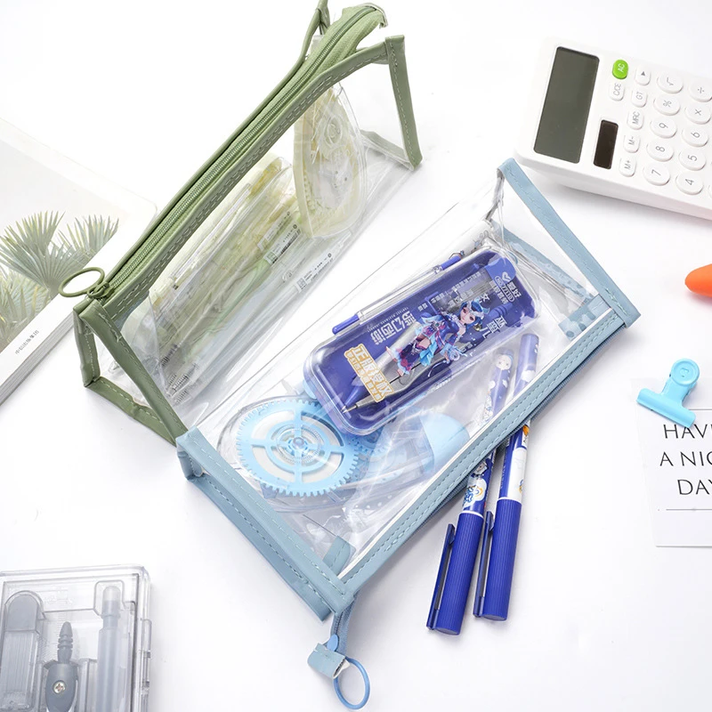 Transparent Pencil Case Large  - Office Supply Office Stationery Items recension och pris