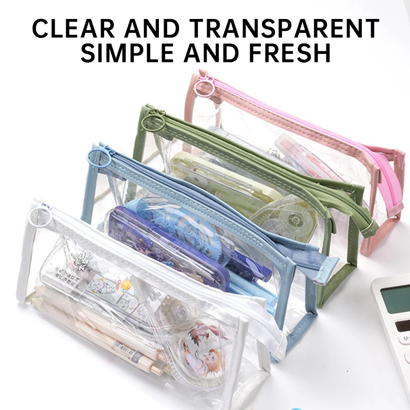 Transparent Pencil Case Large  - Office Supply Office Stationery Items recension och pris