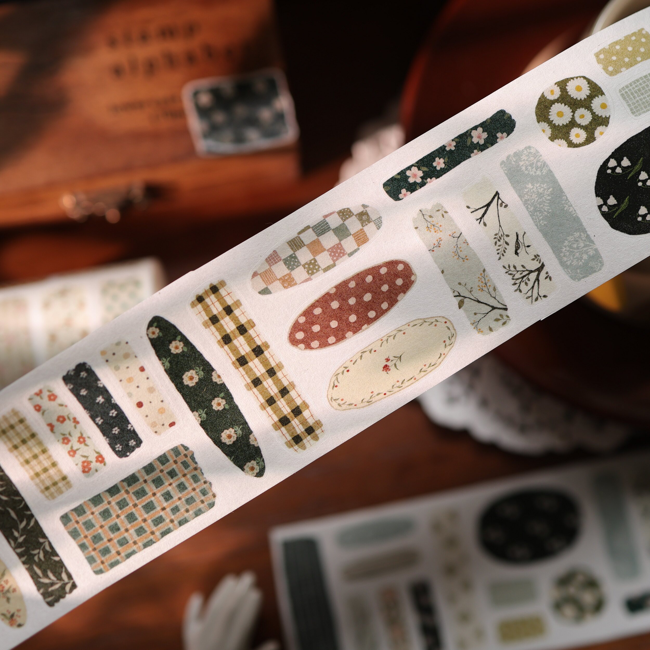 YiEr Studio Vintage Floral Pat - Washi Tape Set recension och pris