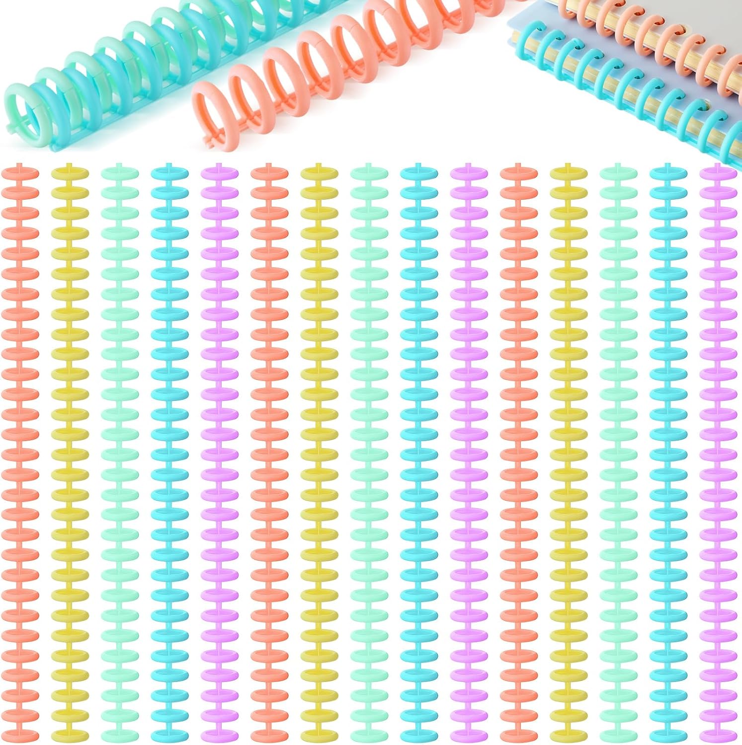 50 Pcs Comb Binding Spines 1/2 - Binding Comb Plastic recension och pris