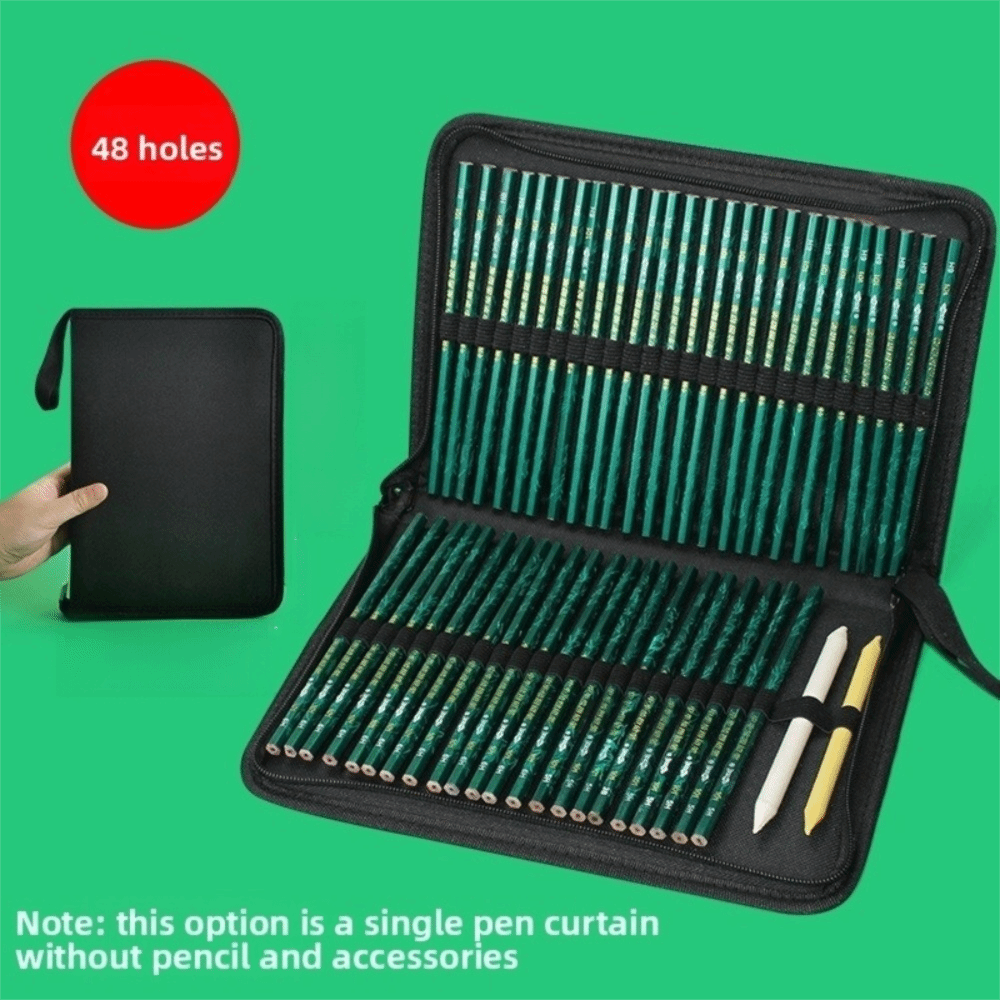 36/48/72 Hole Pen Curtain Blac - Pen Pouch Roll recension och pris