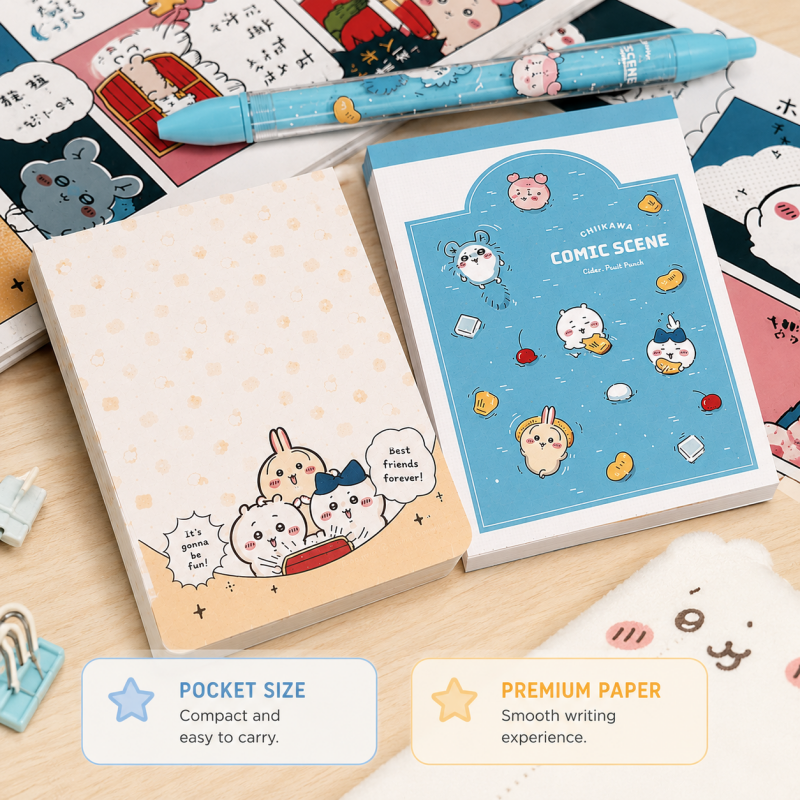 Cartoon Chiikawa Mini Notebook - Office Supply Office Stationery Items recension och pris