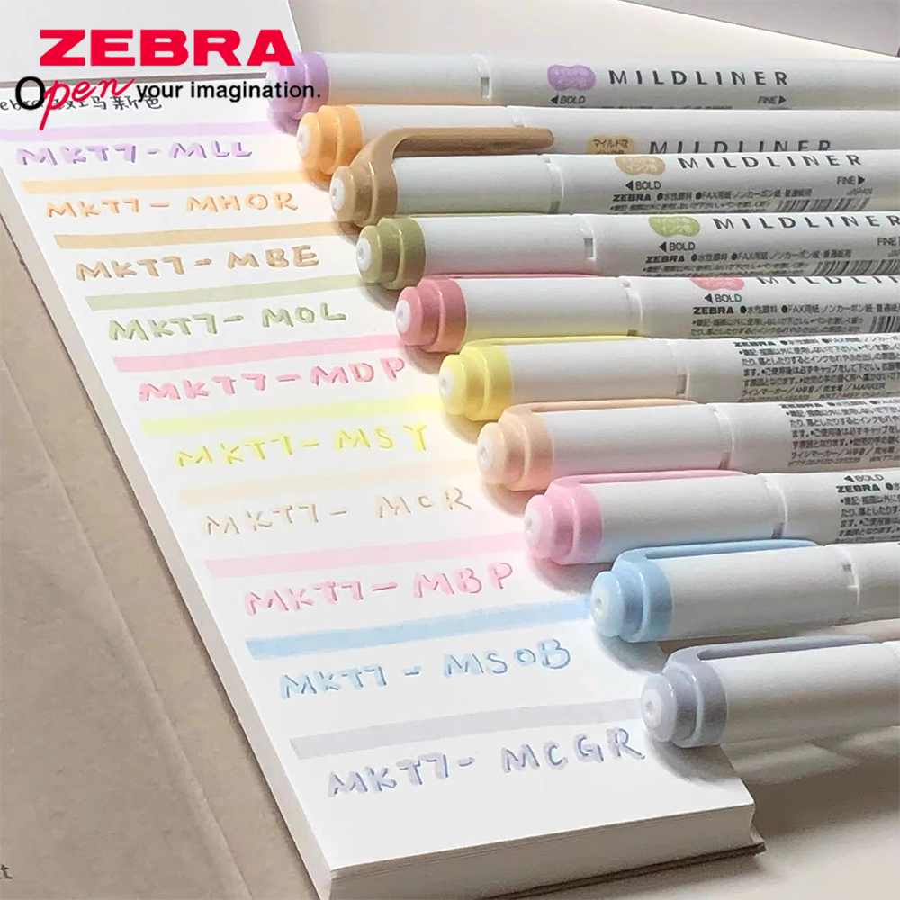 Japan ZEBRA Highlighters Pen s - Highlighter Set Pastel recension och pris