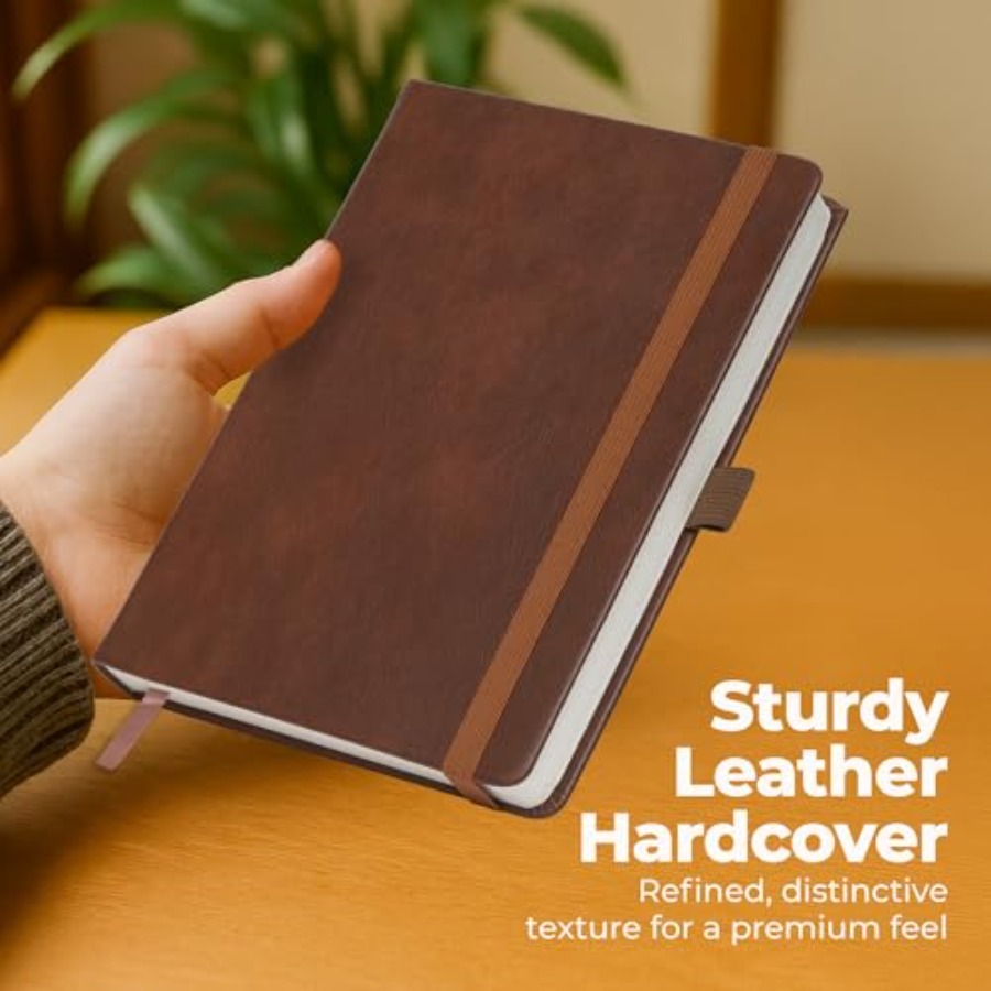 Lined Leather Bound Journal No - Journal Leather Hardcover recension och pris