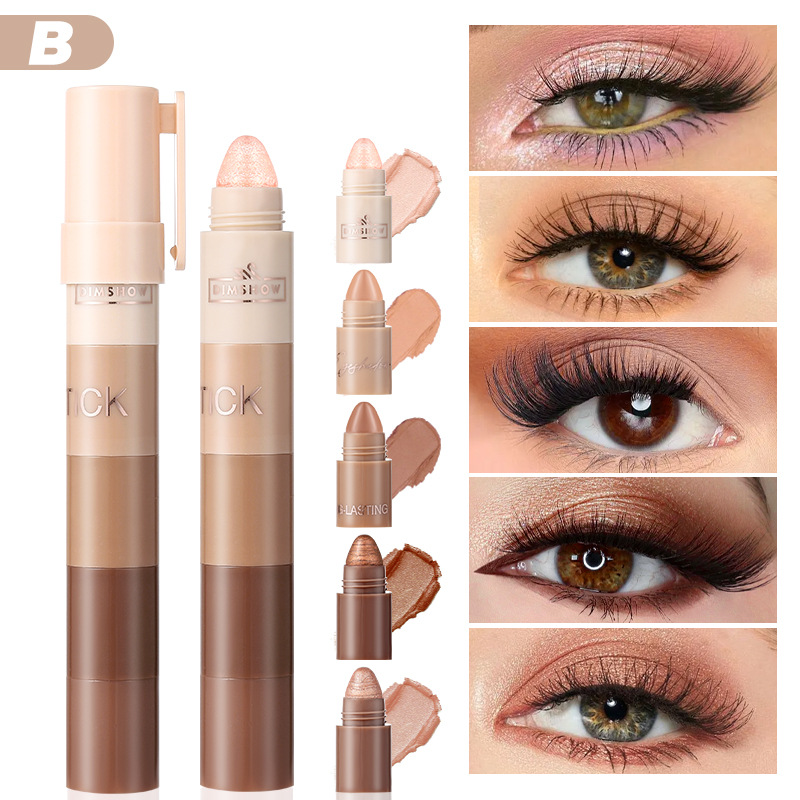 5-in-1 Lazy Eyeshadow Pen High - Highlighter Set Pastel recension och pris