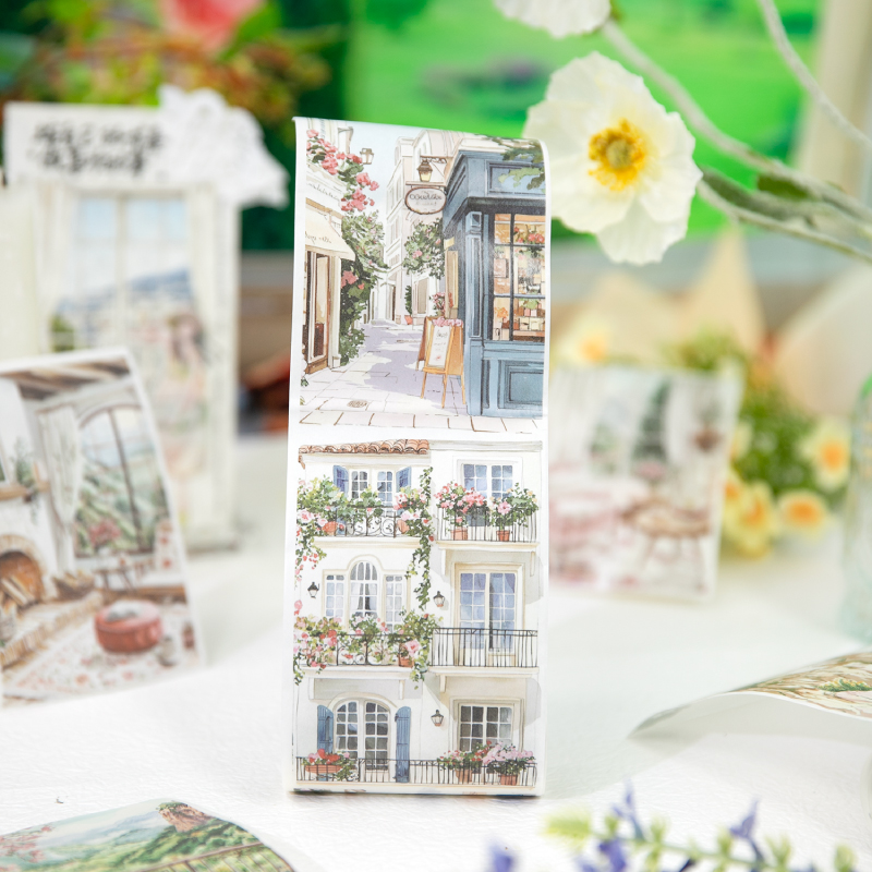 JIANQI 80mm*2m Vintage Washi P - Washi Tape Set recension och pris