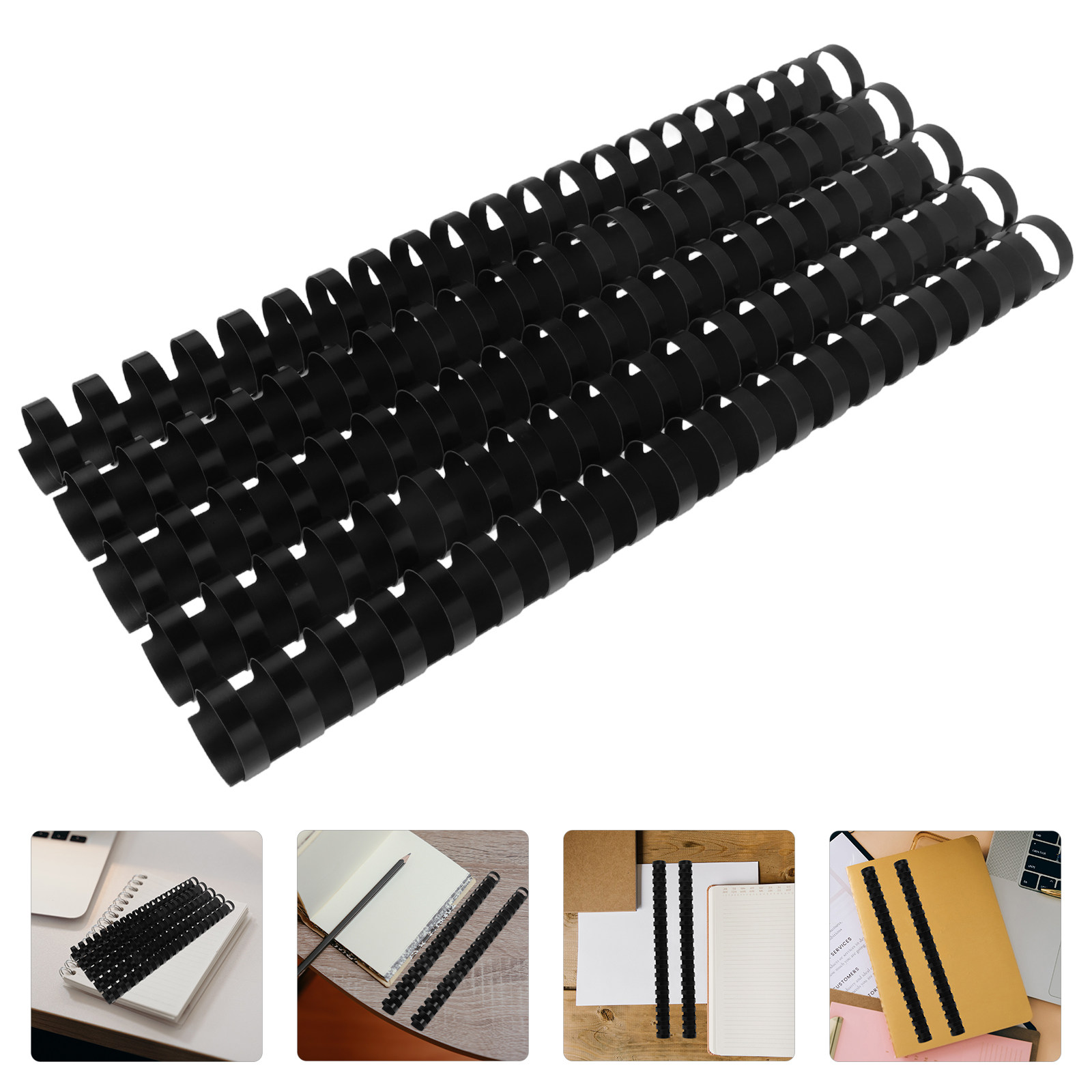 50Pcs Binding Rings Plastic 21 - Binding Comb Plastic recension och pris
