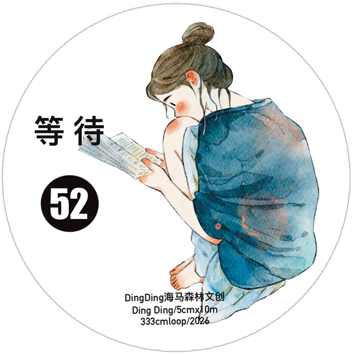 DingDing Studio Vintage Waitin - Washi Tape Set recension och pris