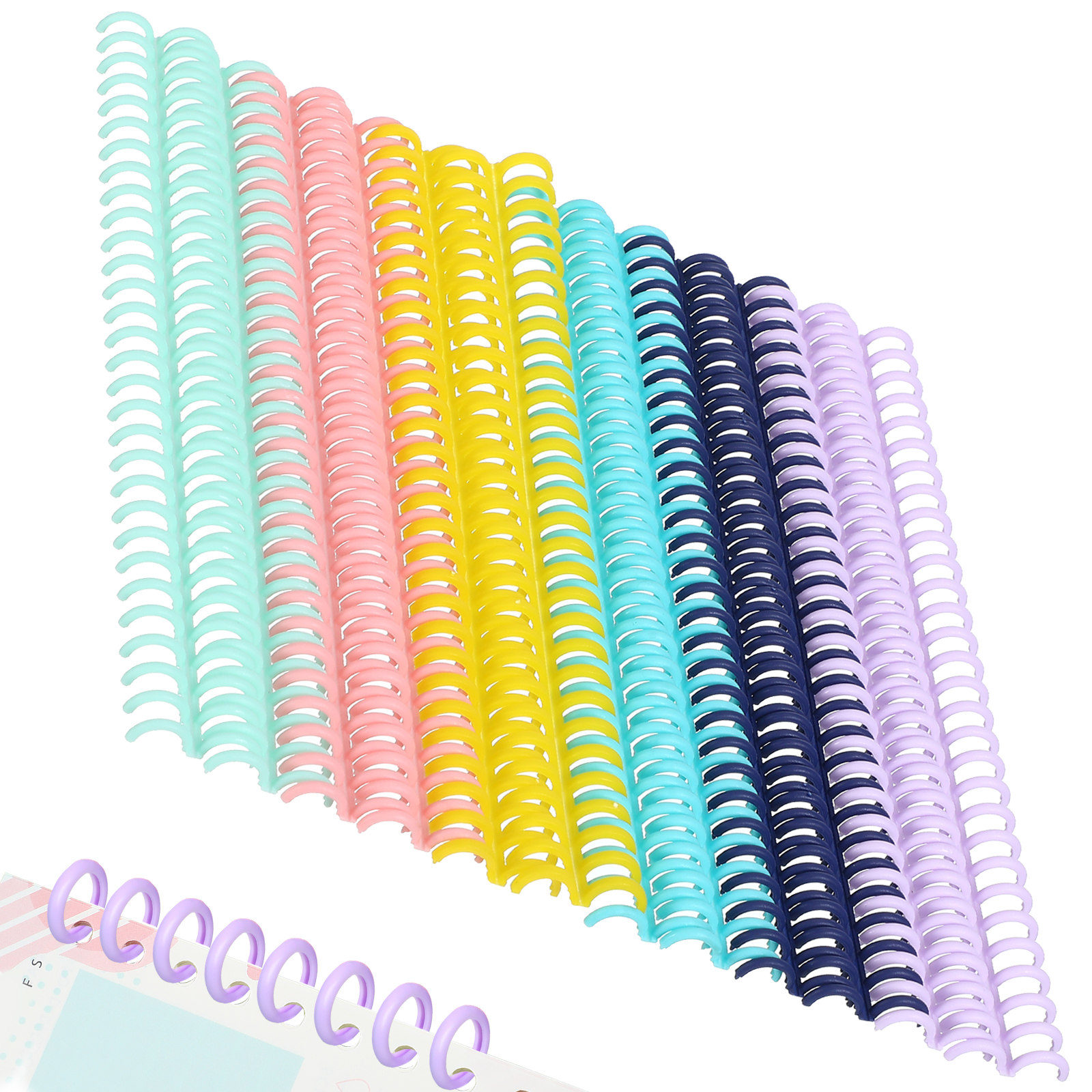 12Pcs Adjustable Binding Combs - Binding Comb Plastic recension och pris