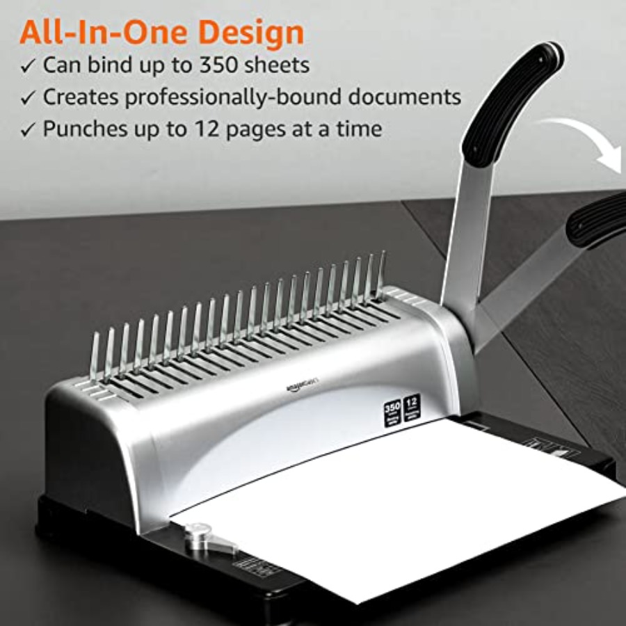Basics Comb Binding Machine fo - Binding Comb Plastic recension och pris