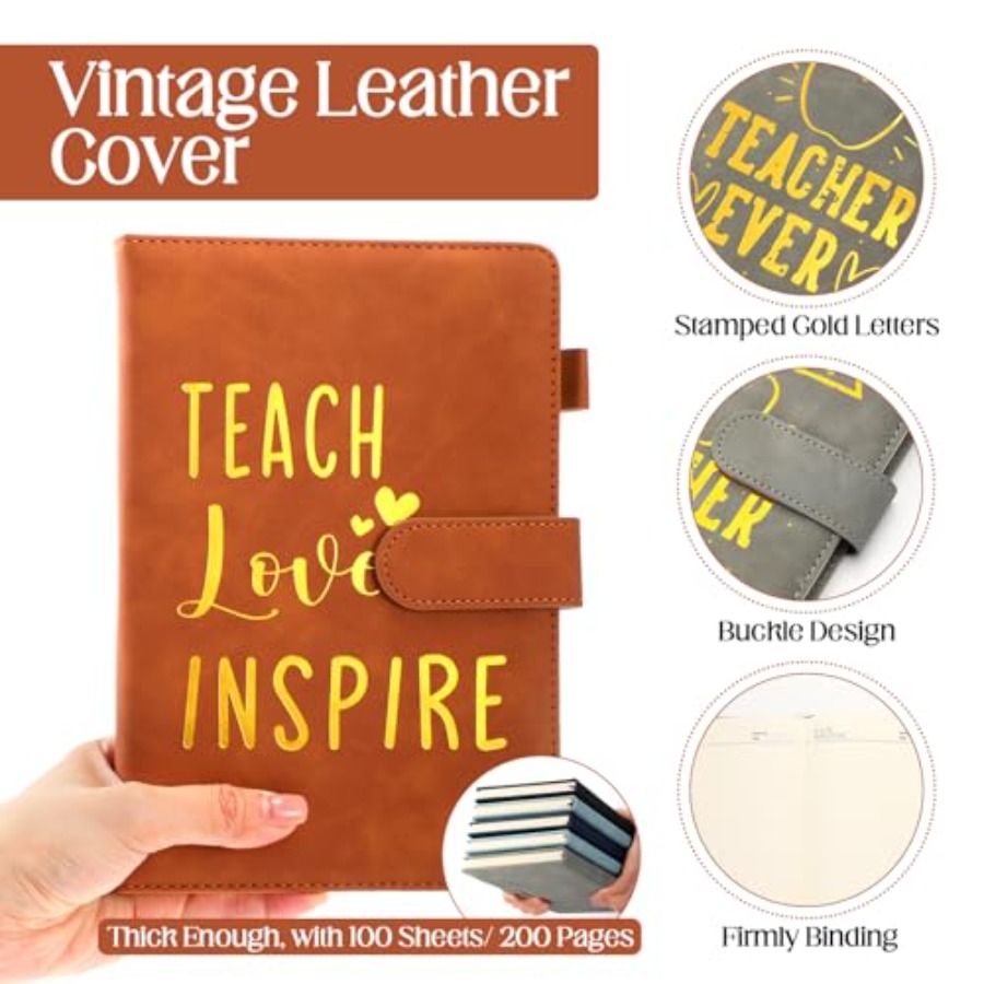 Pcs Teacher Appreciation Gifts - Journal Leather Hardcover recension och pris