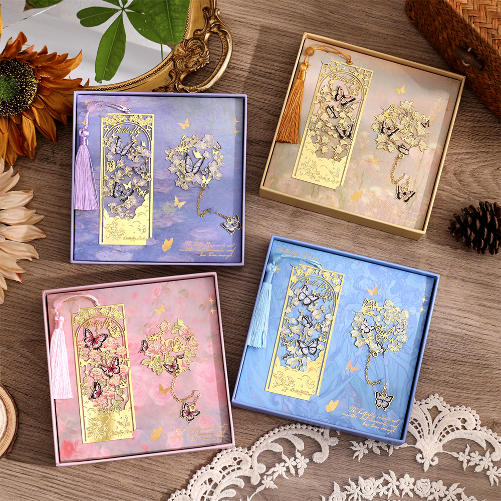 2 Pcs Butterfly Bookmarks With - Stationery Supply recension och pris