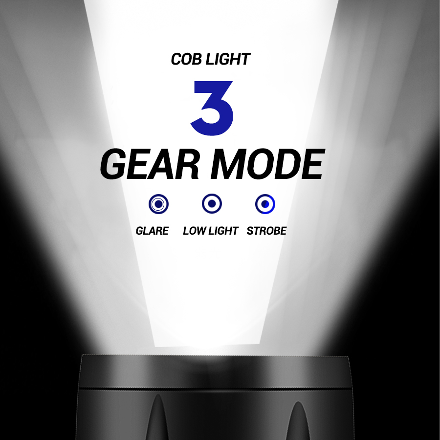 Mini LED Flashlight COB Floodl - Stationery Supply recension och pris