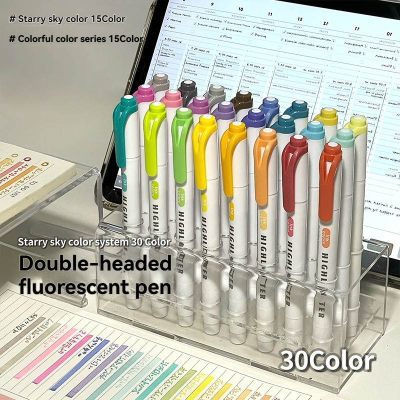 5/15PC Fluorescent Pen Set Stu - Highlighter Set Pastel recension och pris