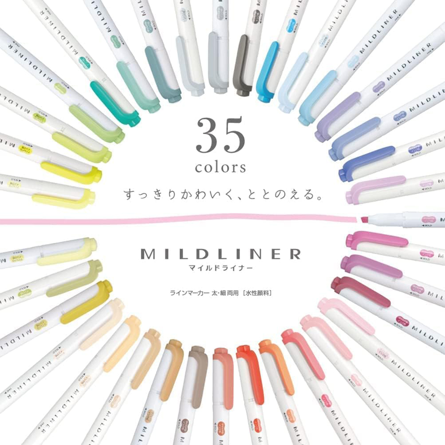 Japan ZEBRA Highlighter Pen Ne - Highlighter Set Pastel recension och pris