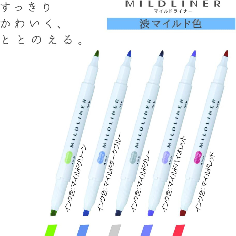 Japan ZEBRA Highlighter Pen Ne - Highlighter Set Pastel recension och pris