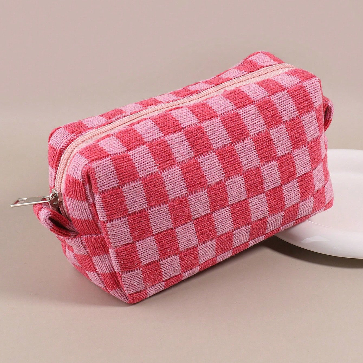 1PC Pink Checkered Single-Laye - Stationery And Office Supply Stores recension och pris