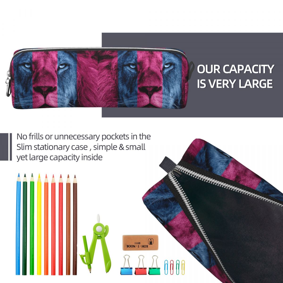 Aston Villa Lion Pencil Cases  - Lion Stationery & Office Supply(Kunshan)Co.Ltd recension och pris