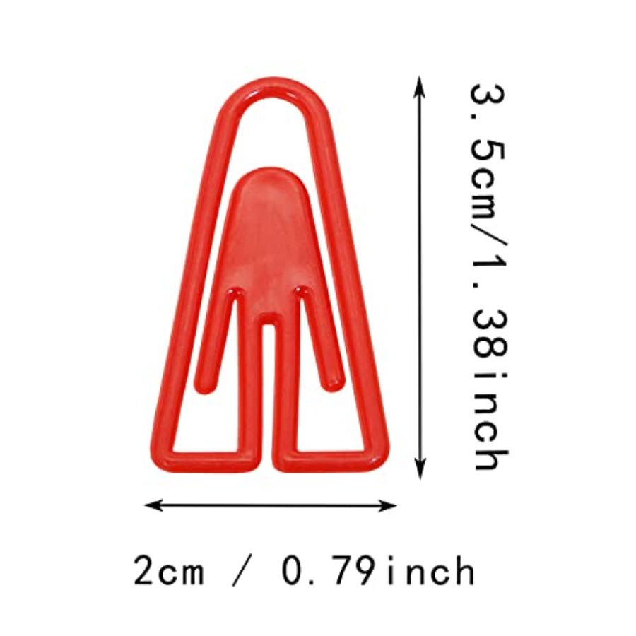 50PCS Plastic Paper Clips Book - Binding Comb Plastic recension och pris