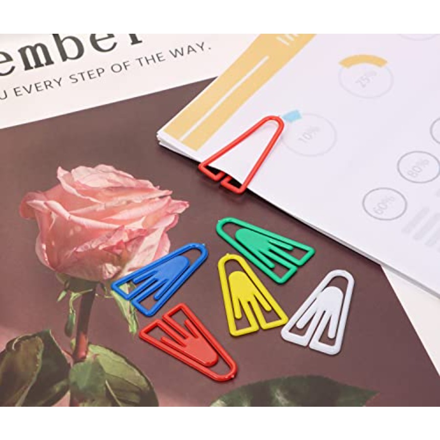 50PCS Plastic Paper Clips Book - Binding Comb Plastic recension och pris
