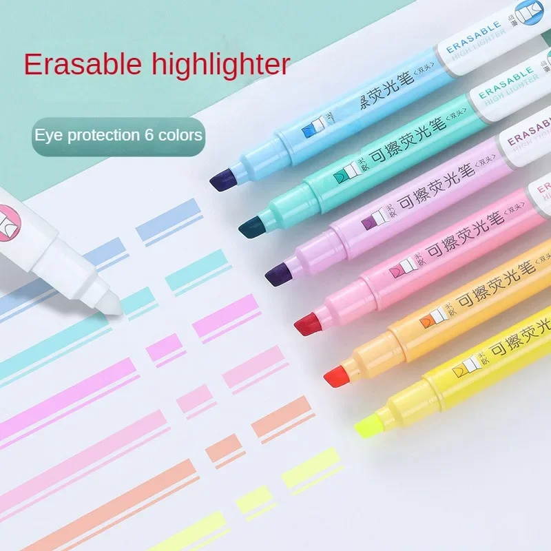 6pcs Erasable Highlighters Pas - Highlighter Set Pastel recension och pris