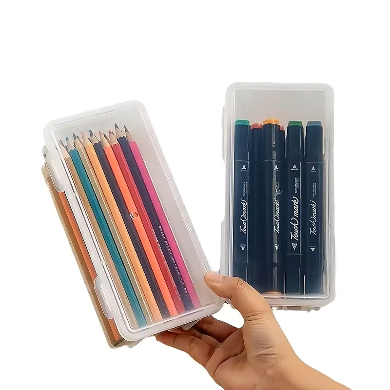 4 large transparent PP storage - Stationery And Office Supply Stores recension och pris