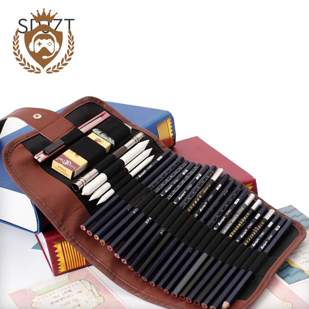 Artist Roll Up Pencil Bag 24 H - Pen Pouch Roll recension och pris