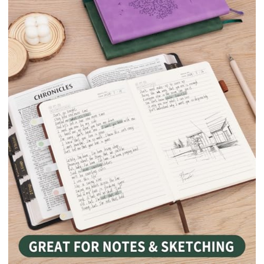 Lined Journal Notebook for Wom - Journal Leather Hardcover recension och pris