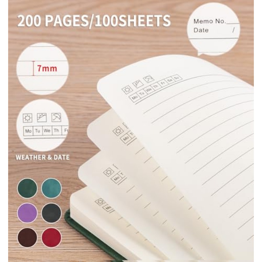 Lined Journal Notebook for Wom - Journal Leather Hardcover recension och pris
