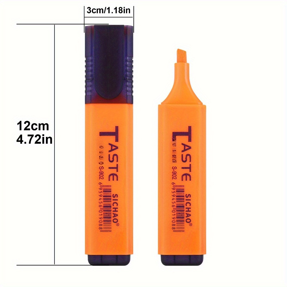 4PCS Fluorescent Highlighter P - Highlighter Set Pastel recension och pris