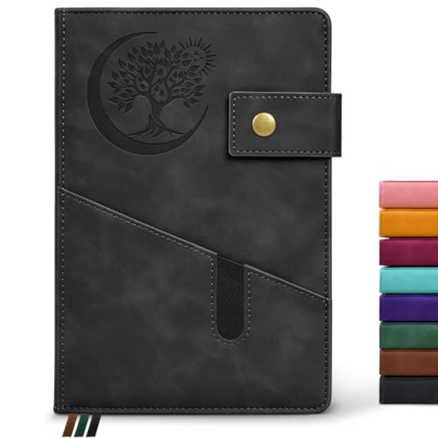 Lined Journal Notebook for Men - Journal Leather Hardcover recension och pris