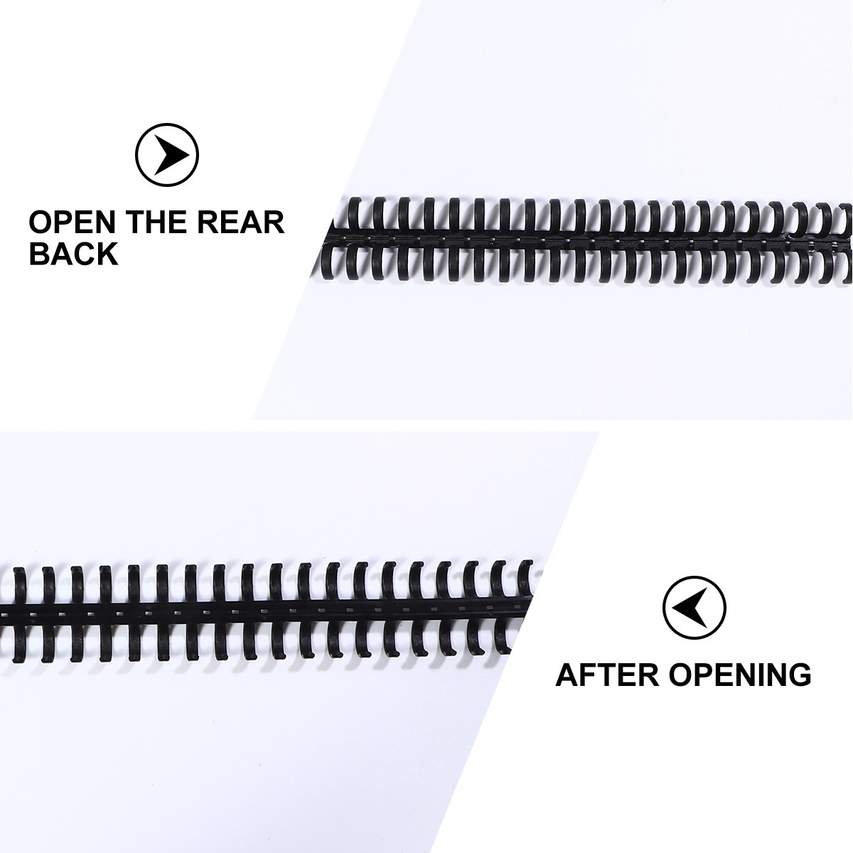 10Pcs Plastic Comb Binder Spin - Binding Comb Plastic recension och pris