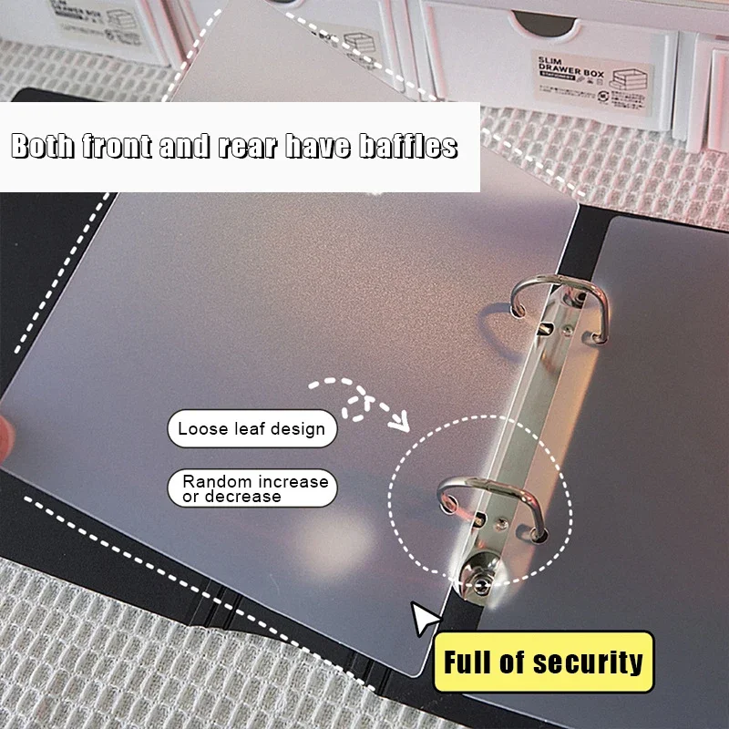 Kawaii A4/A5 Binder Photocard  - Binding Comb Plastic recension och pris